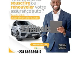 Assurances (voiture, moto, tricycle, professionnels, habitation, voyage…) 100% digital
